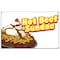 Signmission Hot Beef Sundae Banner Concession Stand Food Truck Single Sided B-60 Hot Beef Sundae19 - alternate 1
